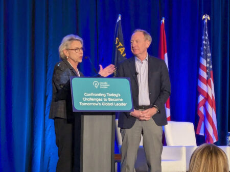 Microsoft’s Brad Smith makes nuanced AI pitch: Huge potential, real concerns, and a Jon Stewart clip